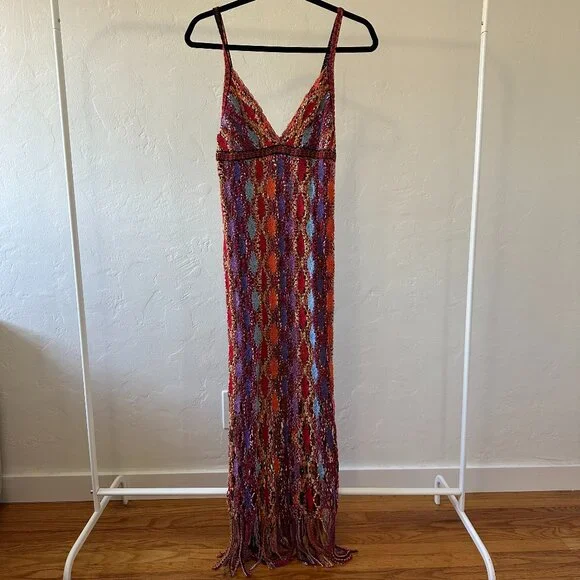 Zara Crochet Midi Dress - Picture 1 of 6